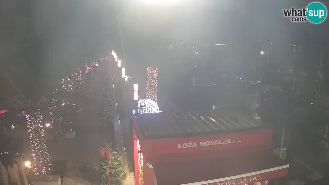 Live cam Novalja – Obala Petra Krešimira IV