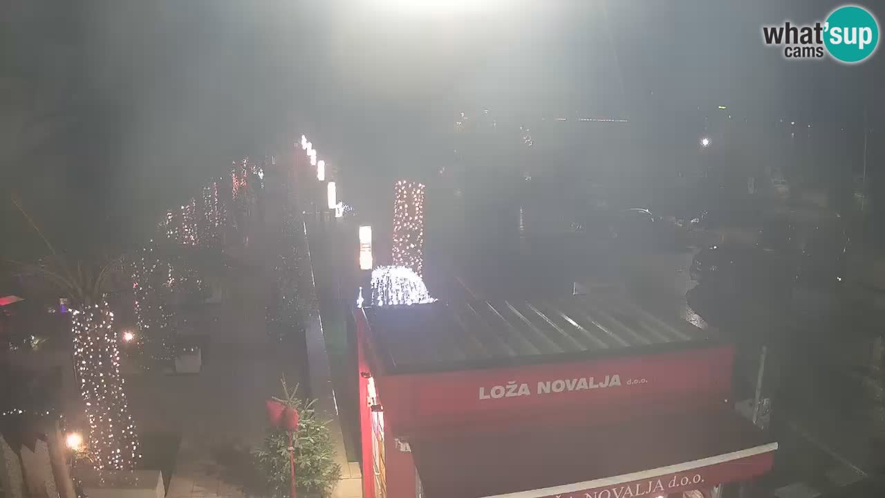 Live cam Novalja – Obala Petra Krešimira IV