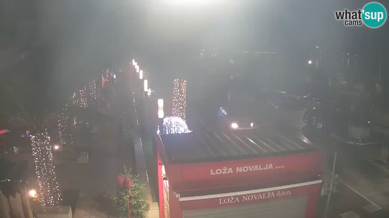 Live cam Novalja – Obala Petra Krešimira IV