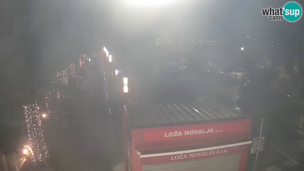 Webcam live Novalja – Obala Petra Krešimira IV