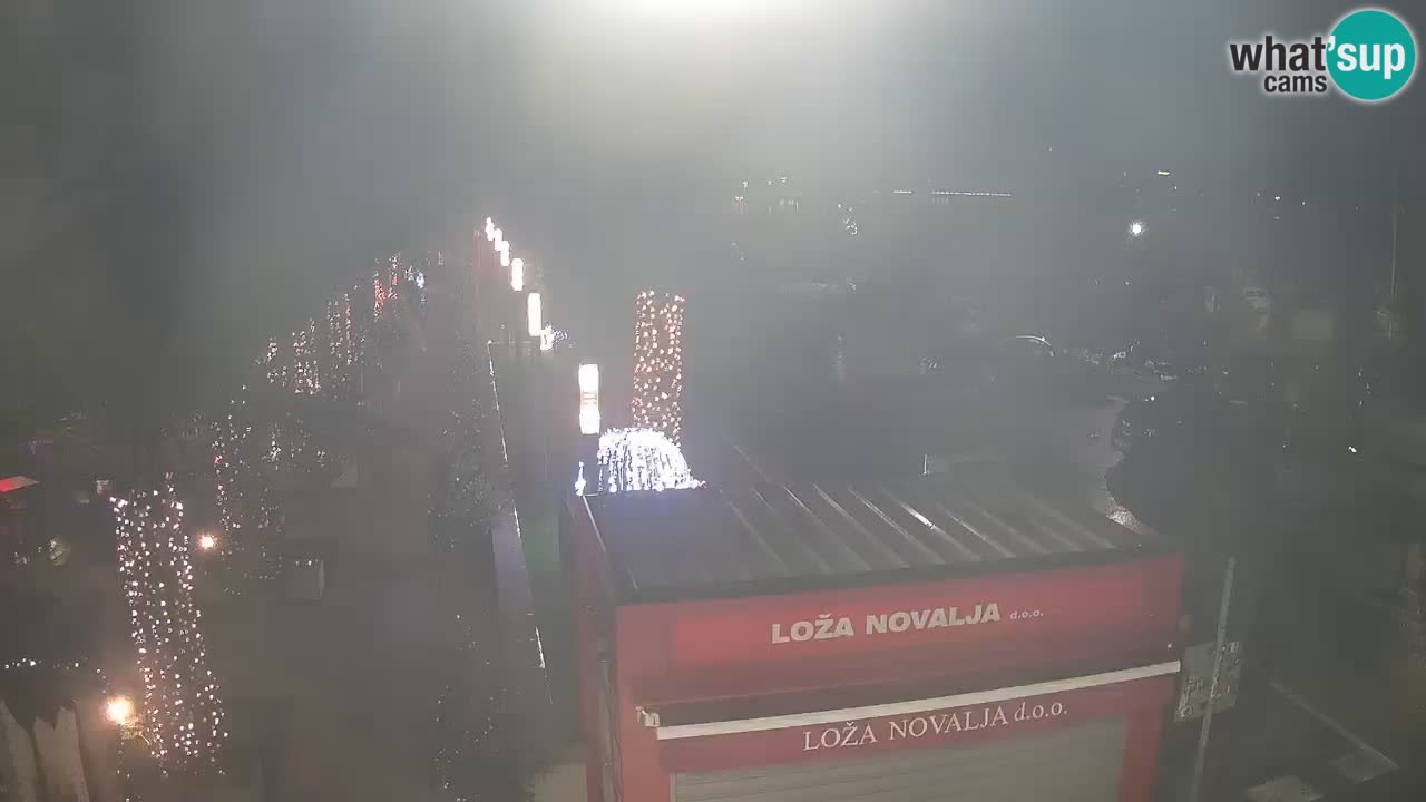 Webcam live Novalja – Obala Petra Krešimira IV