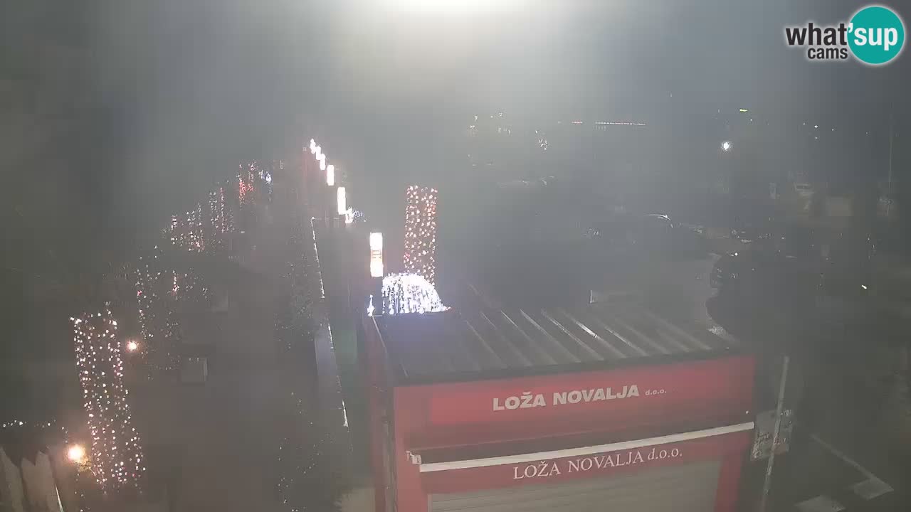 Live cam Novalja – Obala Petra Krešimira IV