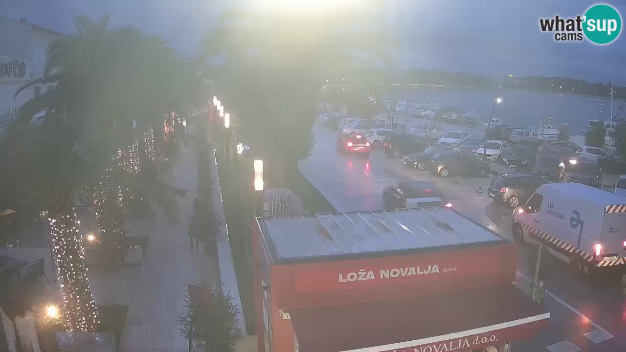 Live cam Novalja – Obala Petra Krešimira IV