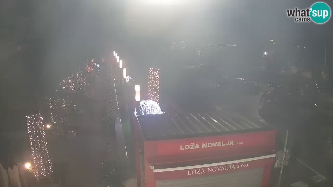 Live cam Novalja – Obala Petra Krešimira IV