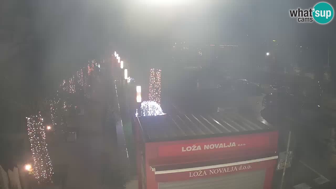 Live cam Novalja – Obala Petra Krešimira IV