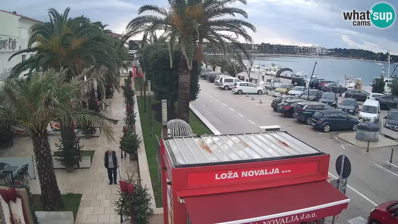 Webcam live Novalja – Obala Petra Krešimira IV