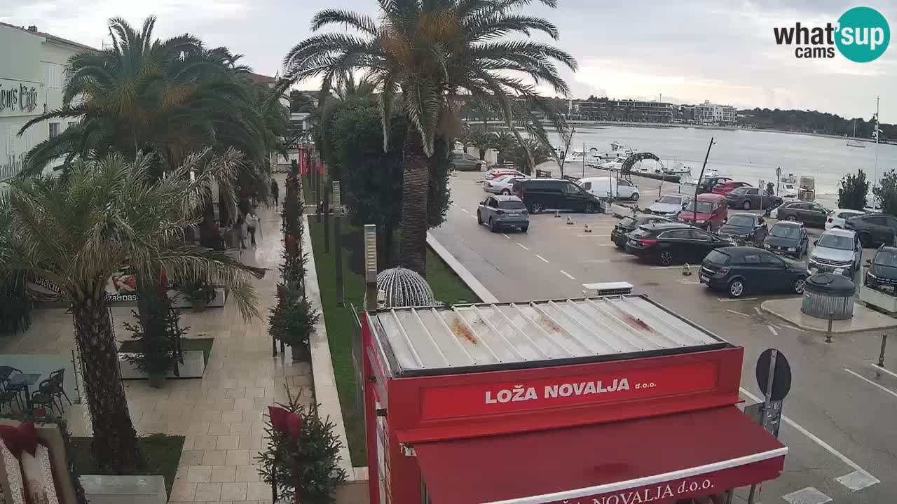 Camera en diecto Novalja – Obala Petra Krešimira IV