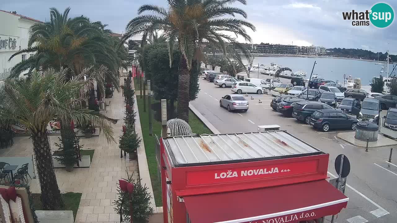 Live cam Novalja – Obala Petra Krešimira IV