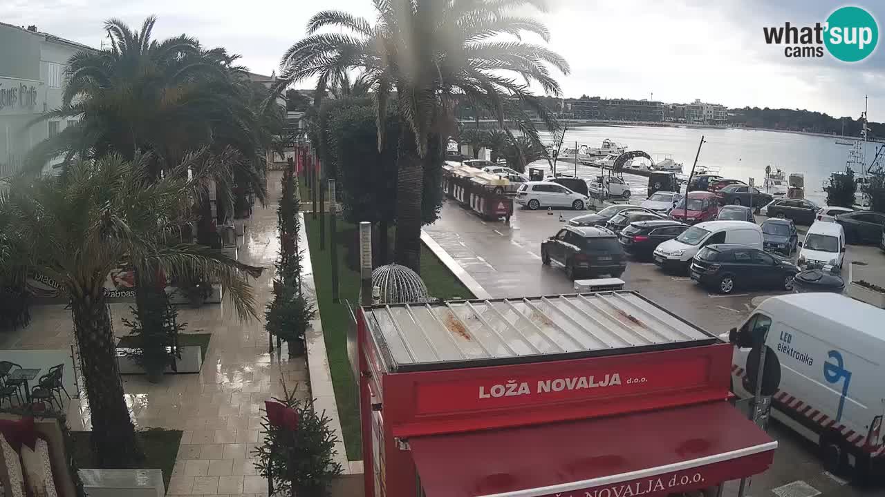 Camera en diecto Novalja – Obala Petra Krešimira IV