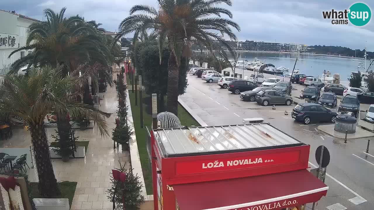 Camera en diecto Novalja – Obala Petra Krešimira IV