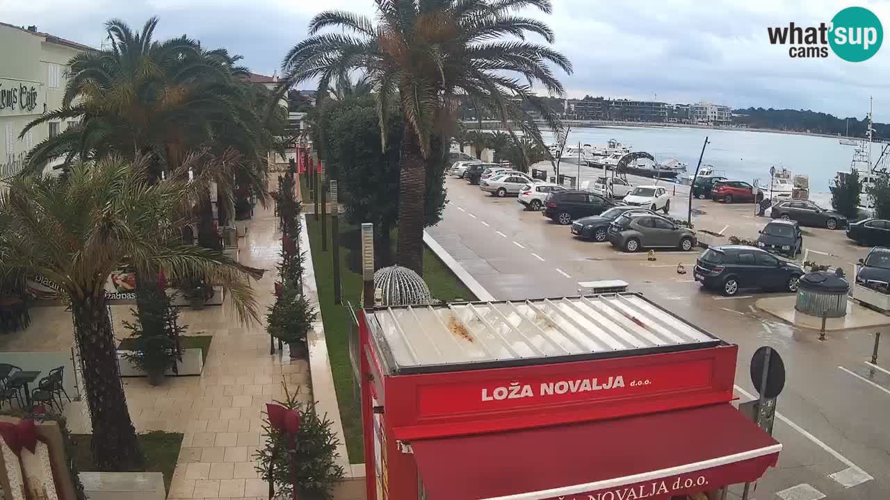 Live cam Novalja – Obala Petra Krešimira IV