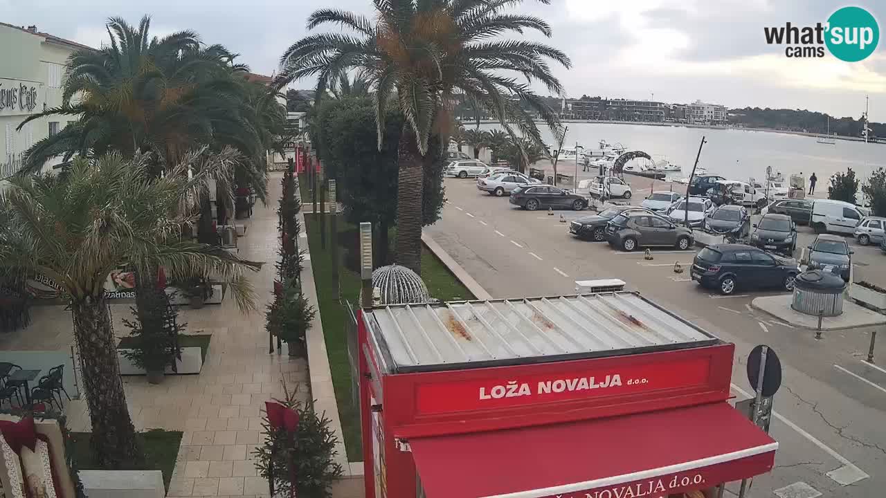 Webcam live Novalja – Obala Petra Krešimira IV