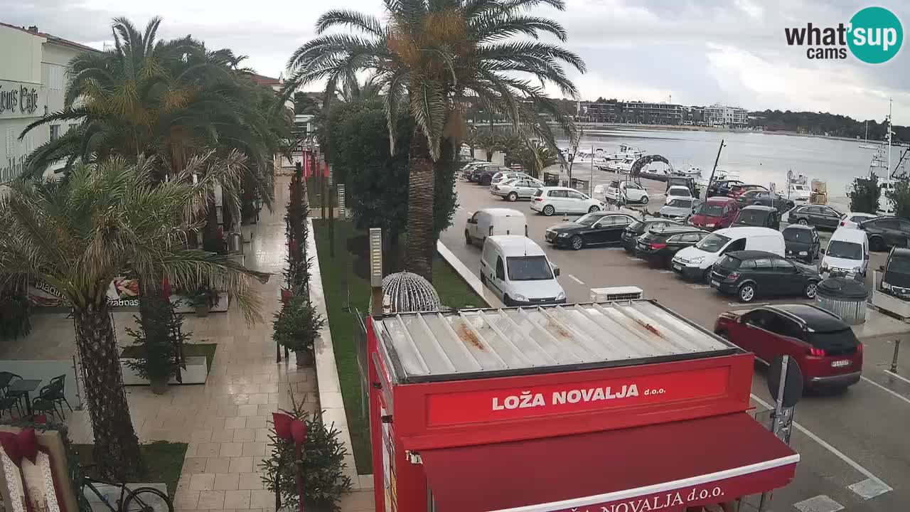 Live cam Novalja – Obala Petra Krešimira IV
