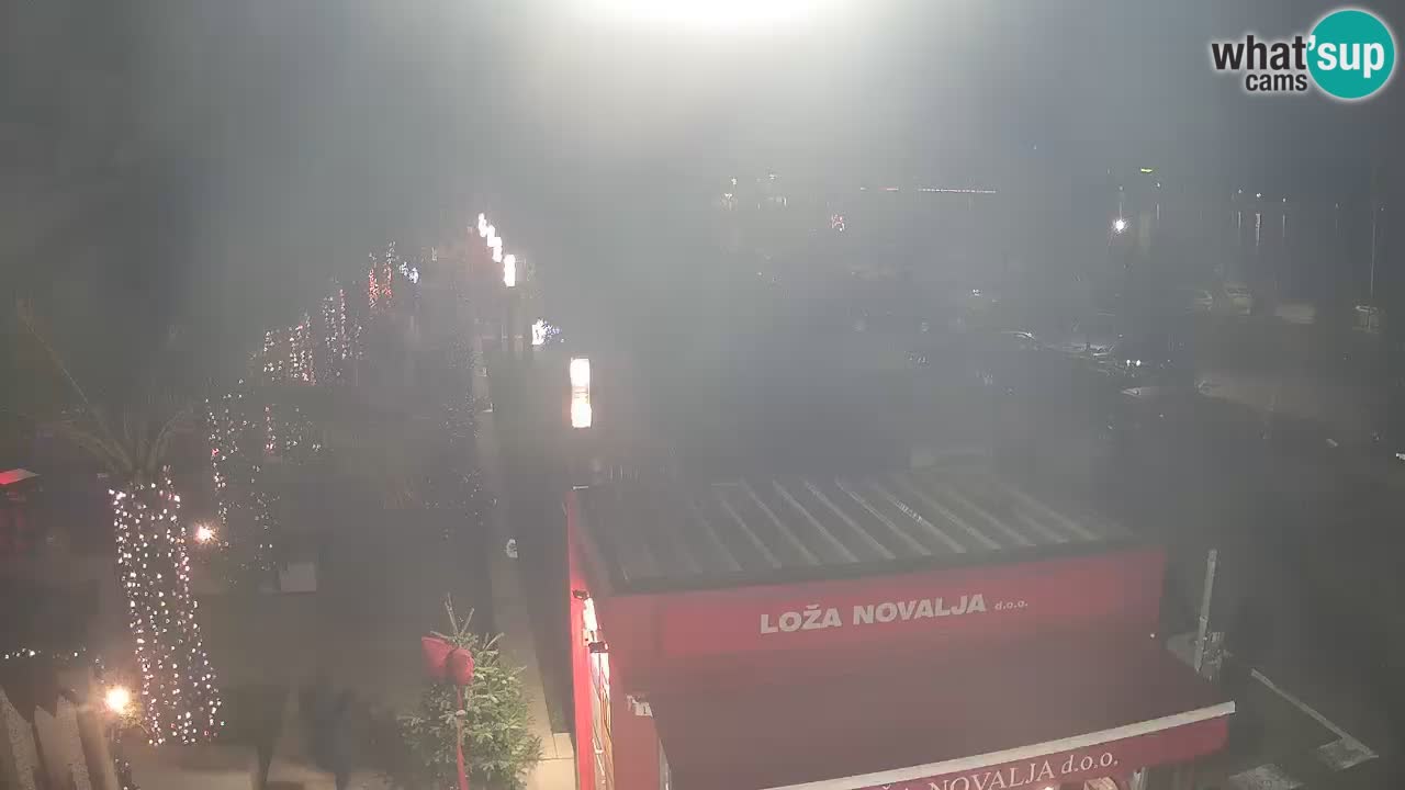 Live cam Novalja – Obala Petra Krešimira IV
