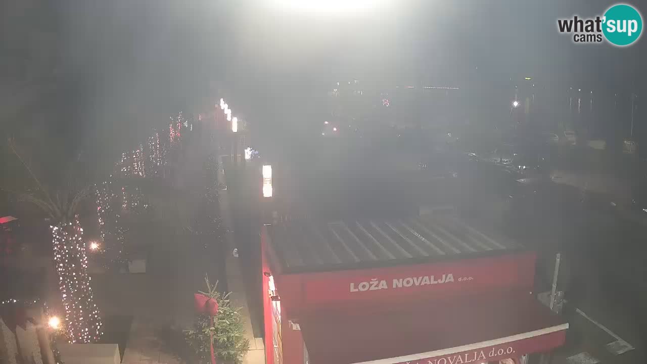 Live cam Novalja – Obala Petra Krešimira IV