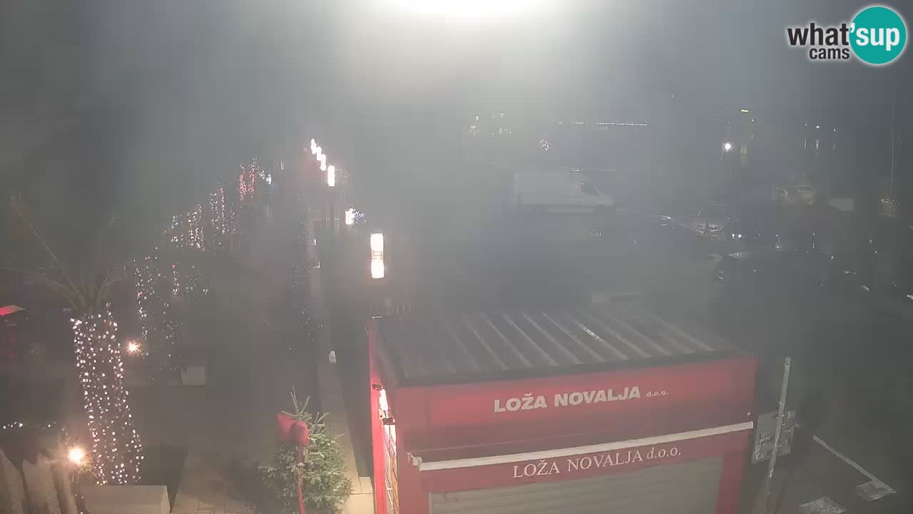 Webcam live Novalja – Obala Petra Krešimira IV