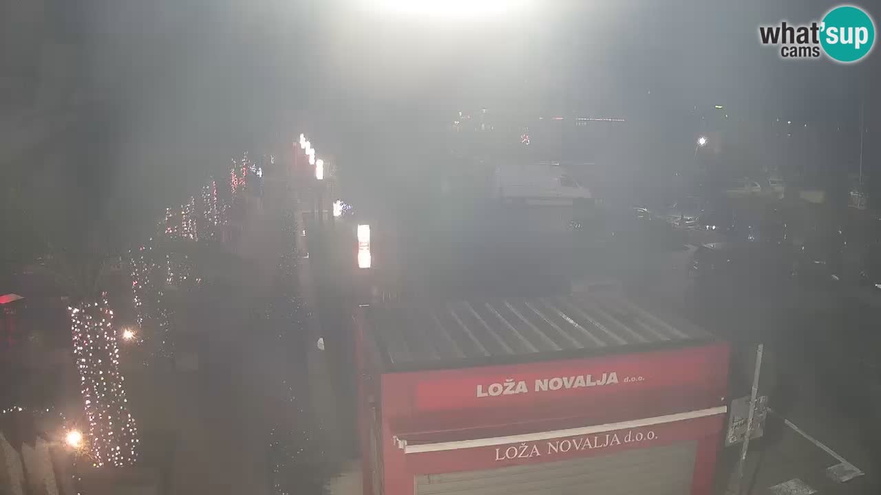 Live cam Novalja – Obala Petra Krešimira IV
