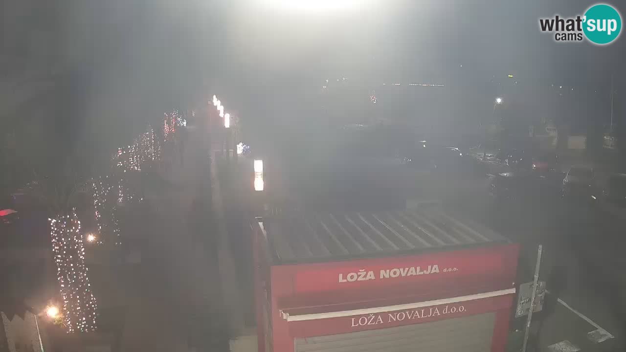 Live cam Novalja – Obala Petra Krešimira IV