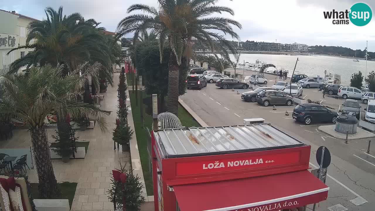 Live cam Novalja – Obala Petra Krešimira IV