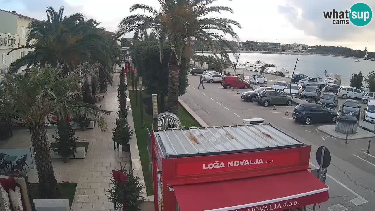 Live cam Novalja – Obala Petra Krešimira IV