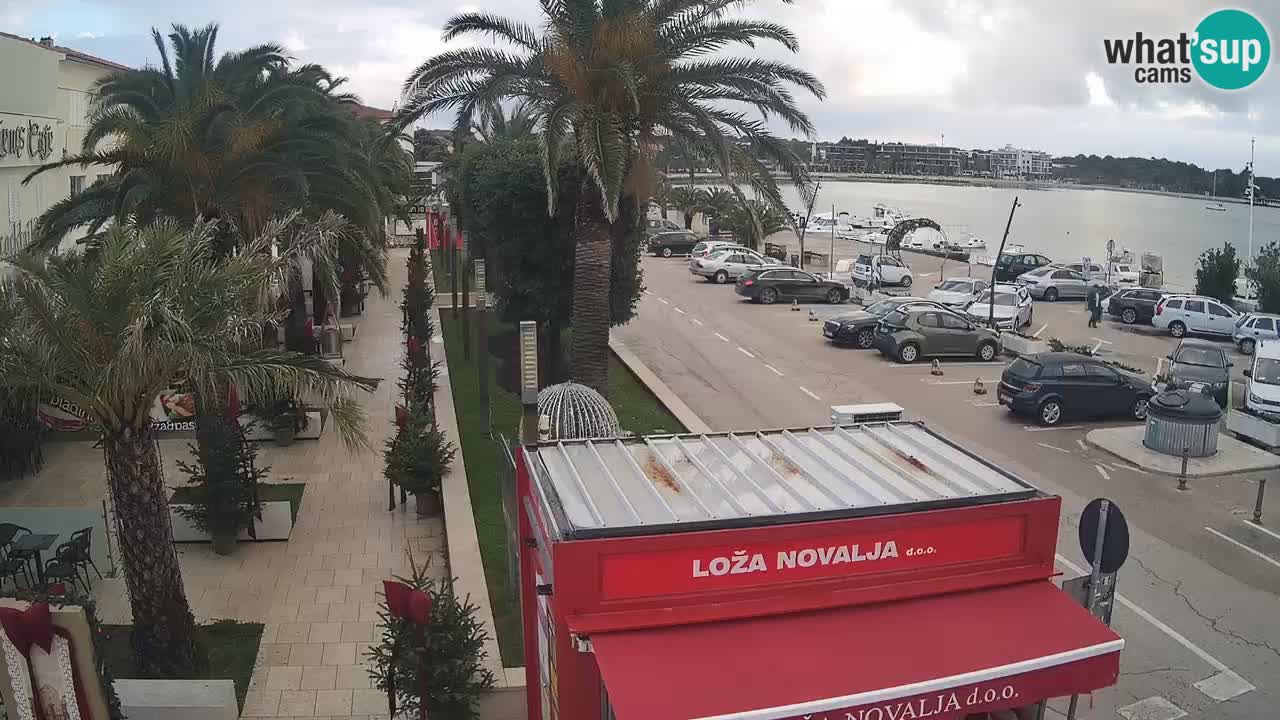 Live cam Novalja – Obala Petra Krešimira IV