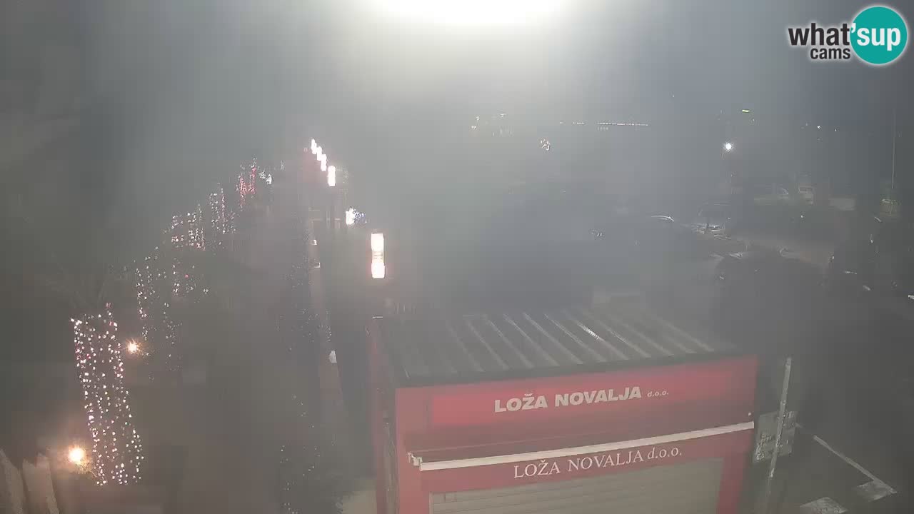 Camera en diecto Novalja – Obala Petra Krešimira IV