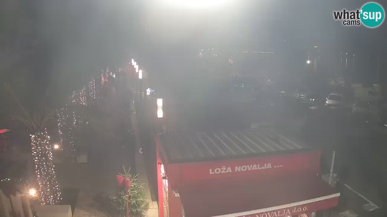 Live cam Novalja – Obala Petra Krešimira IV