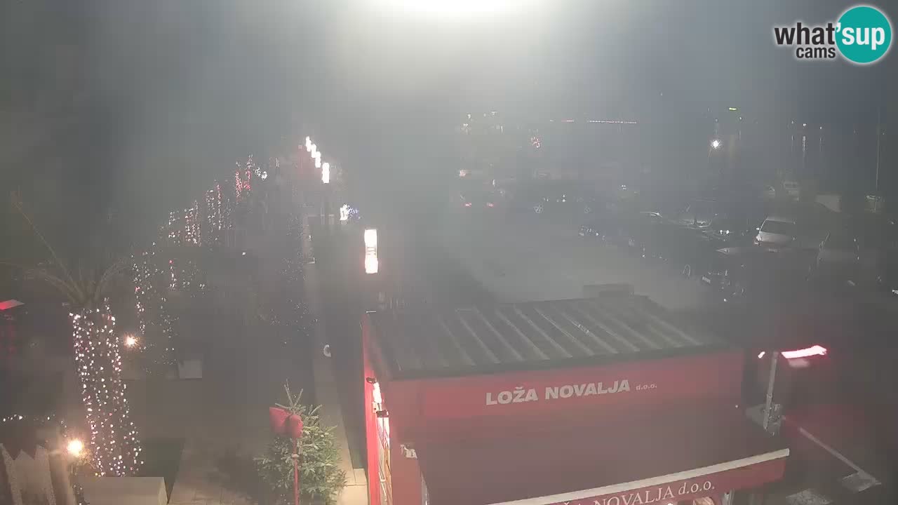 Live cam Novalja – Obala Petra Krešimira IV