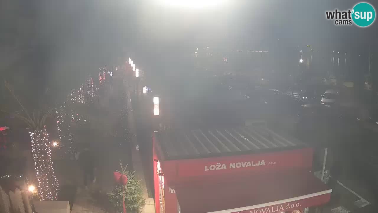 Live cam Novalja – Obala Petra Krešimira IV