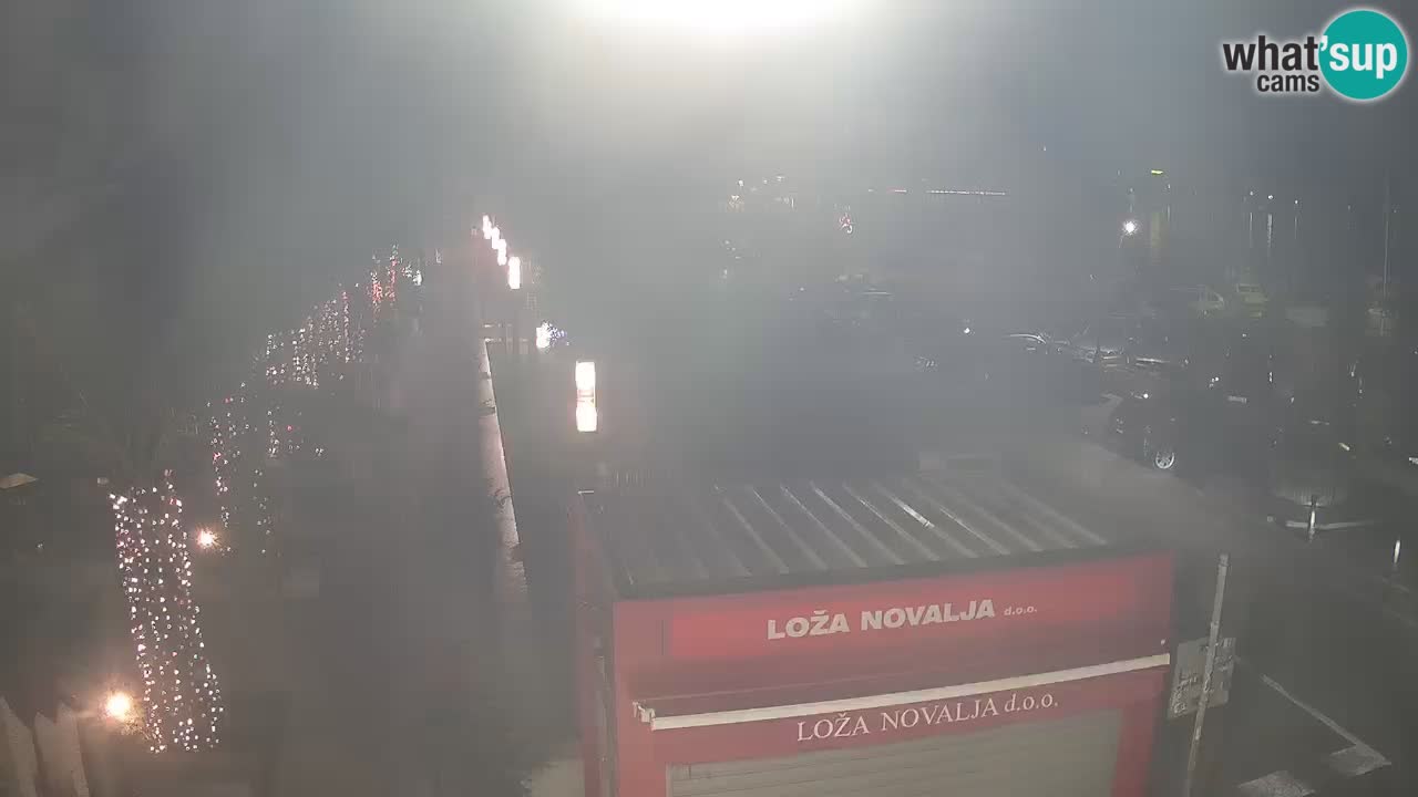 Live cam Novalja – Obala Petra Krešimira IV