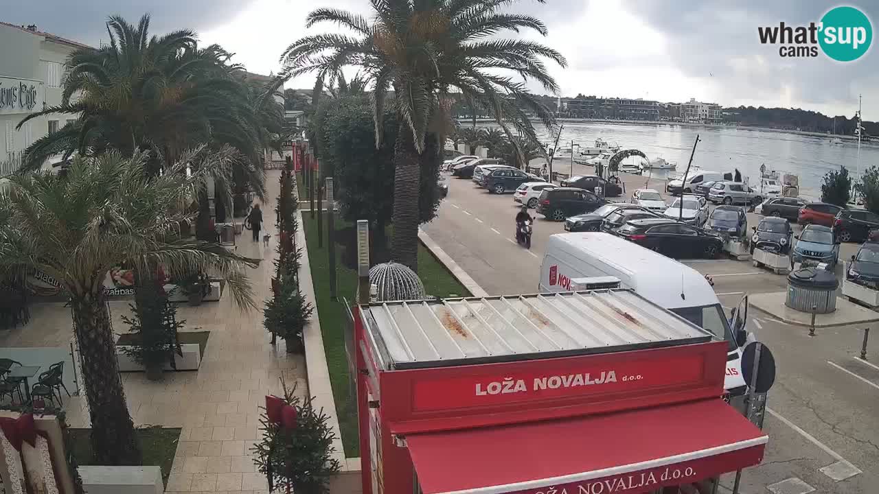 Webcam live Novalja – Obala Petra Krešimira IV