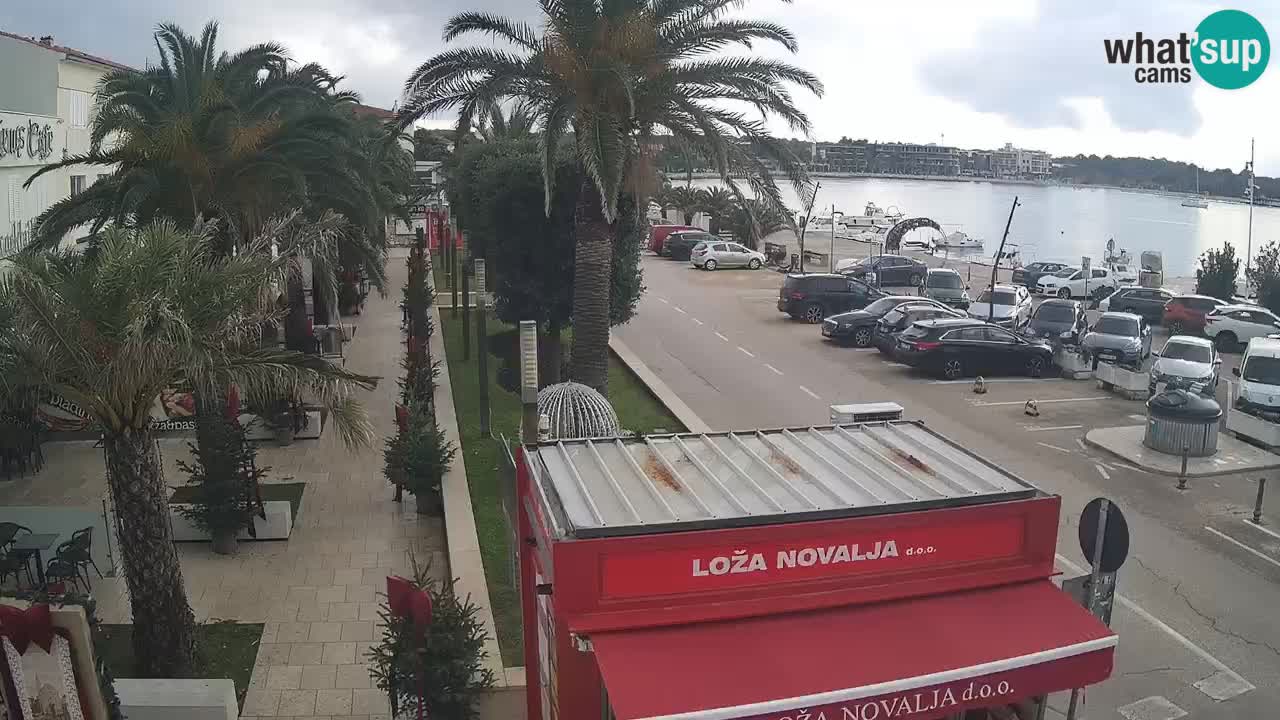Webcam live Novalja – Obala Petra Krešimira IV
