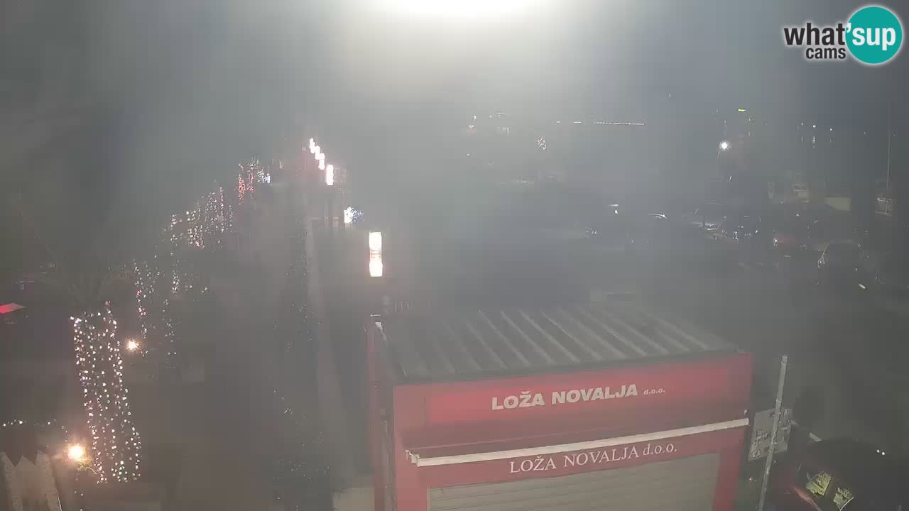 Webcam live Novalja – Obala Petra Krešimira IV