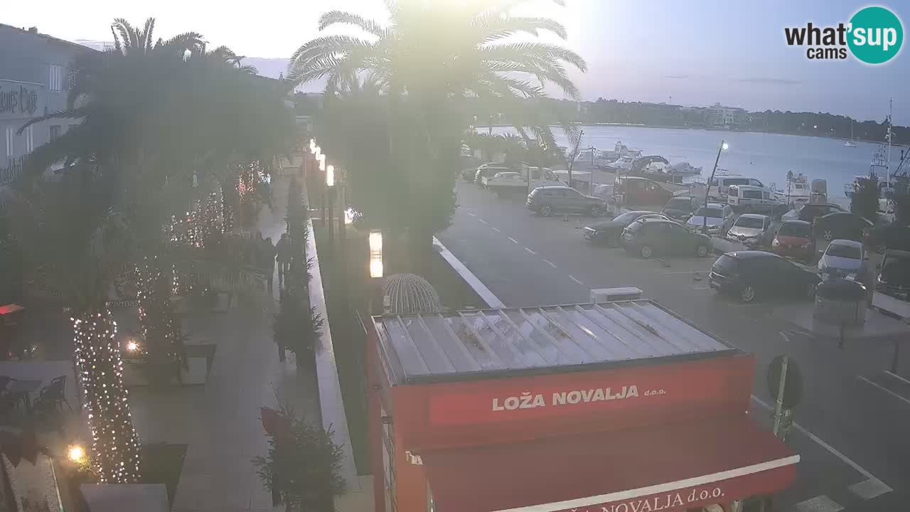 Live cam Novalja – Obala Petra Krešimira IV