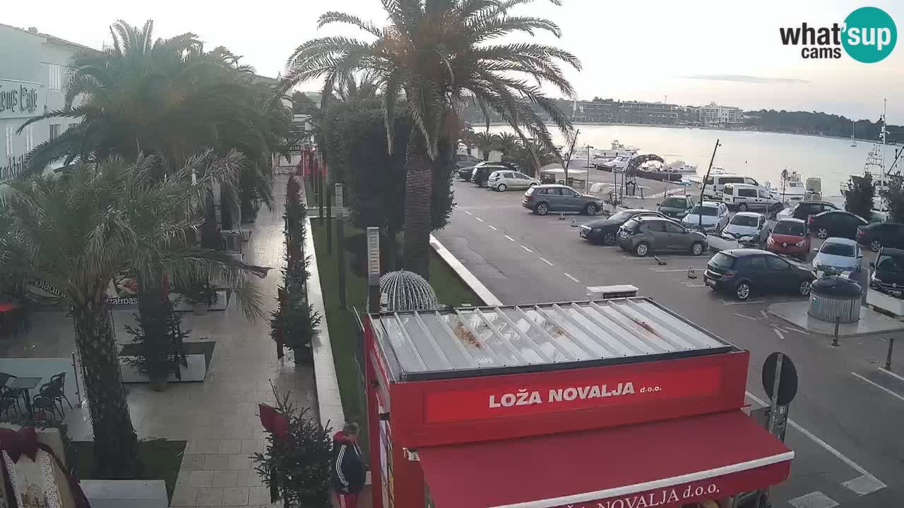 Live cam Novalja – Obala Petra Krešimira IV