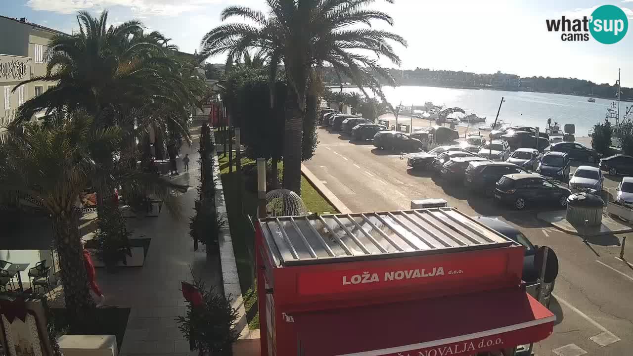 Live cam Novalja – Obala Petra Krešimira IV