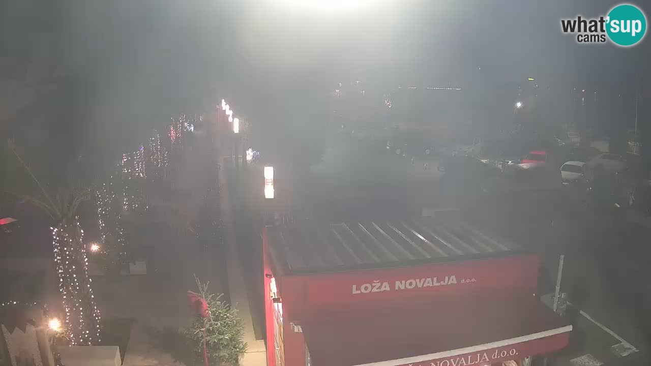 Webcam Novalja – Obala Petra Krešimira IV