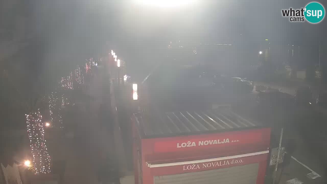 Live cam Novalja – Obala Petra Krešimira IV