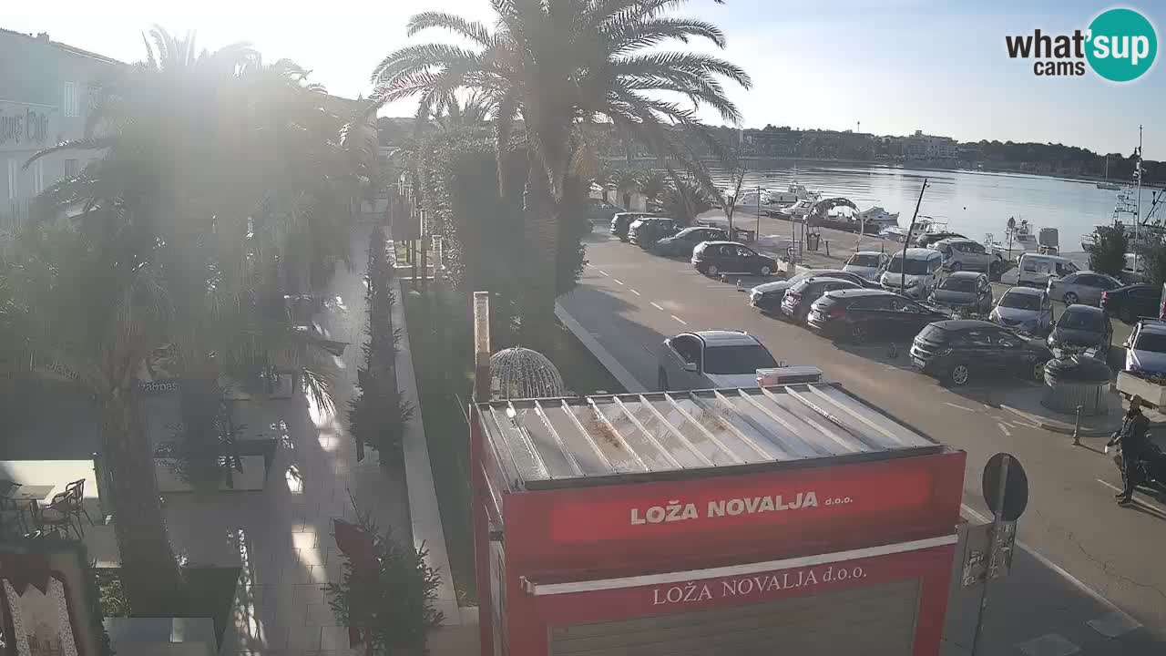 Camera en diecto Novalja – Obala Petra Krešimira IV