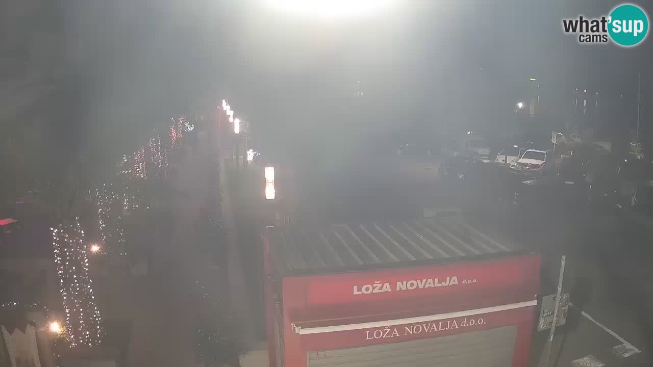 Camera en diecto Novalja – Obala Petra Krešimira IV