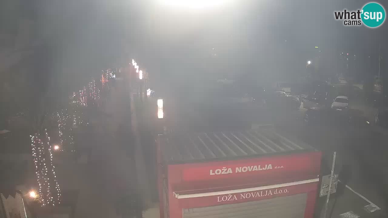 Webcam live Novalja – Obala Petra Krešimira IV