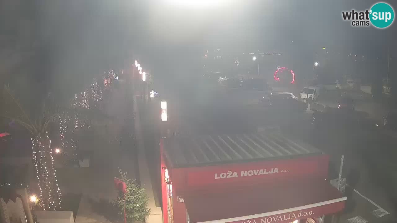 Live cam Novalja – Obala Petra Krešimira IV