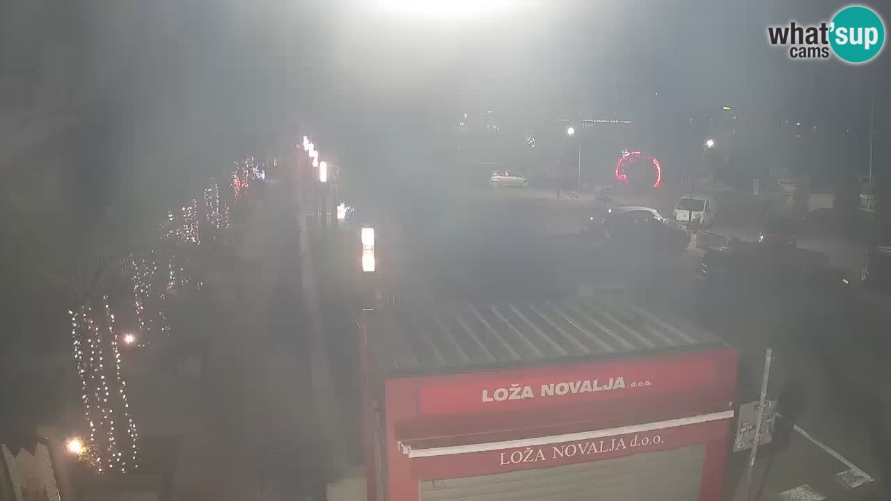 Webcam live Novalja – Obala Petra Krešimira IV