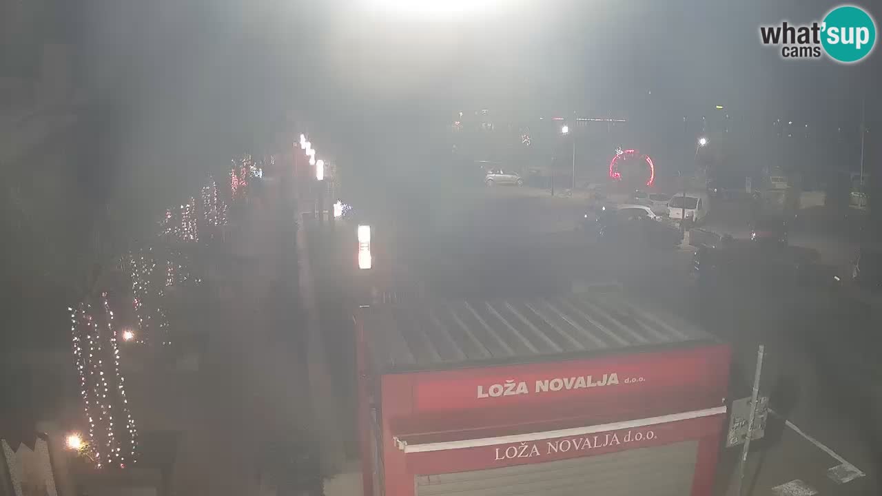 Webcam live Novalja – Obala Petra Krešimira IV
