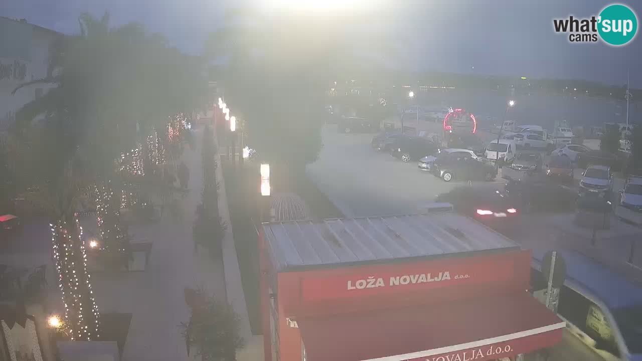 Webcam live Novalja – Obala Petra Krešimira IV