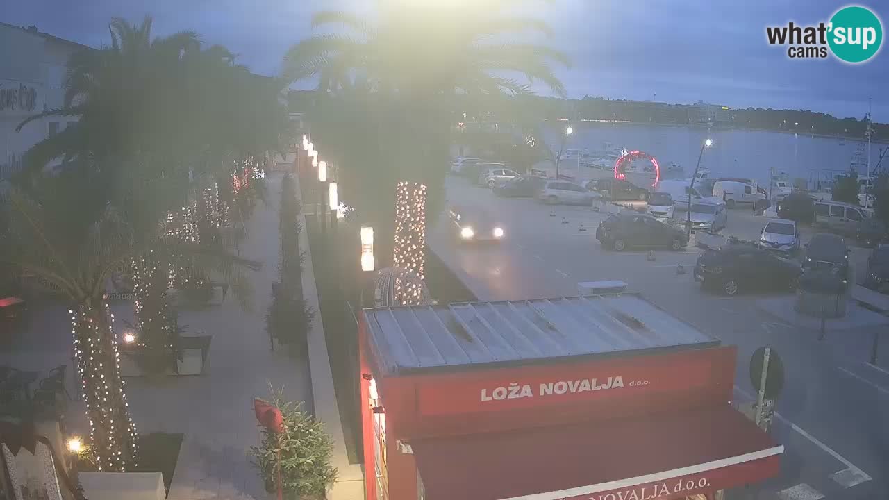 Webcam live Novalja – Obala Petra Krešimira IV