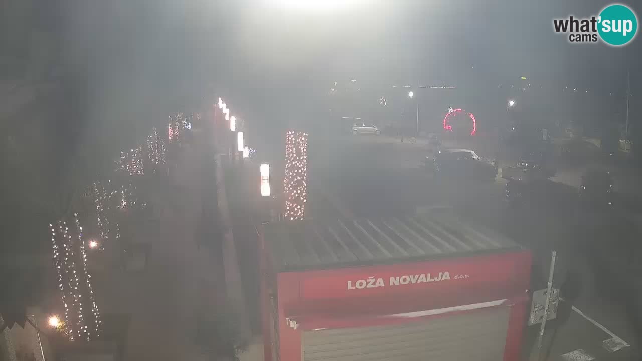 Live cam Novalja – Obala Petra Krešimira IV