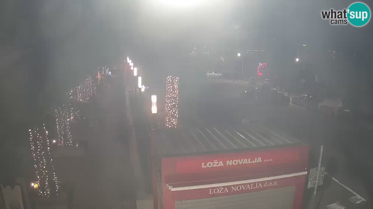 Camera en diecto Novalja – Obala Petra Krešimira IV