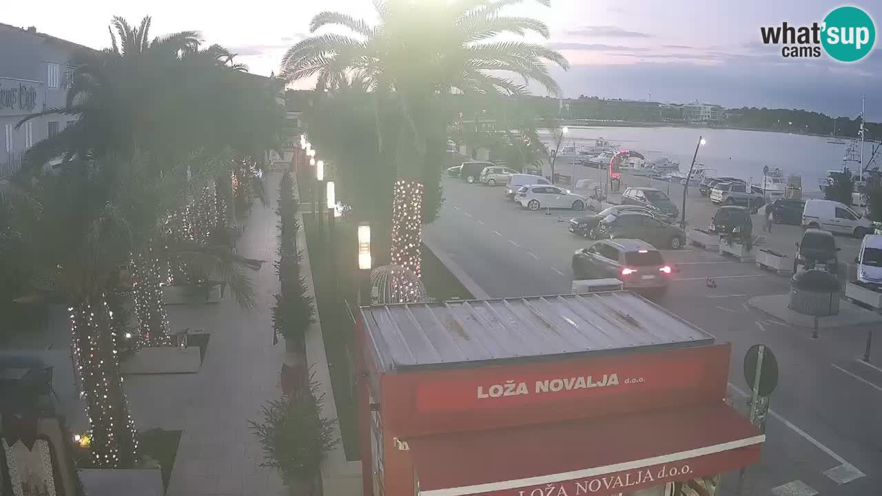 Live cam Novalja – Obala Petra Krešimira IV