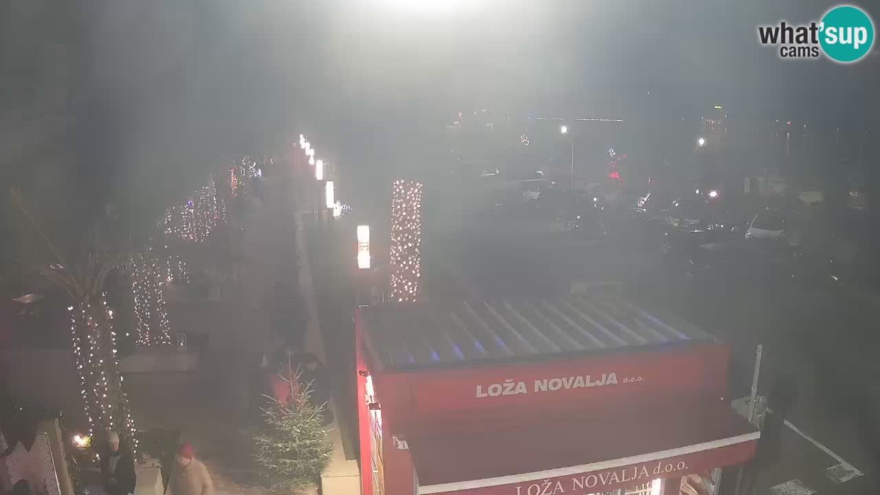Live cam Novalja – Obala Petra Krešimira IV